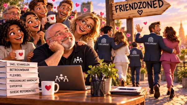 Het zakelijke equivalent van friendzoned