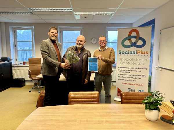 SociaalPlus behaalt hoogste ladder PSO certificering!