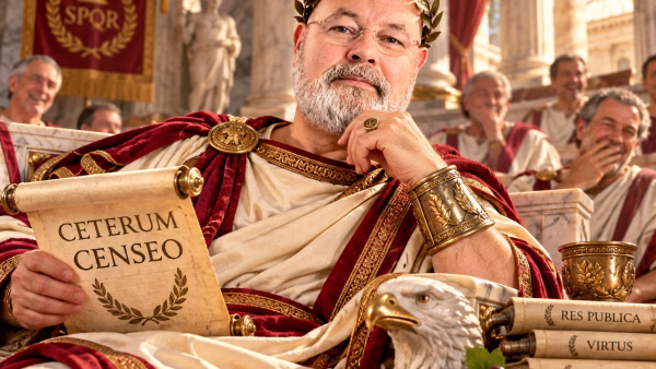 Overigens ben ik van mening       (vrij naar Cato)
